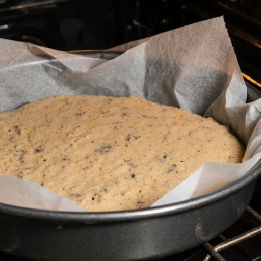 Gluten Free Cookie Cake – Easy & Chewy Recipe You'll Love 2 gluten free cookie cake dough in pan